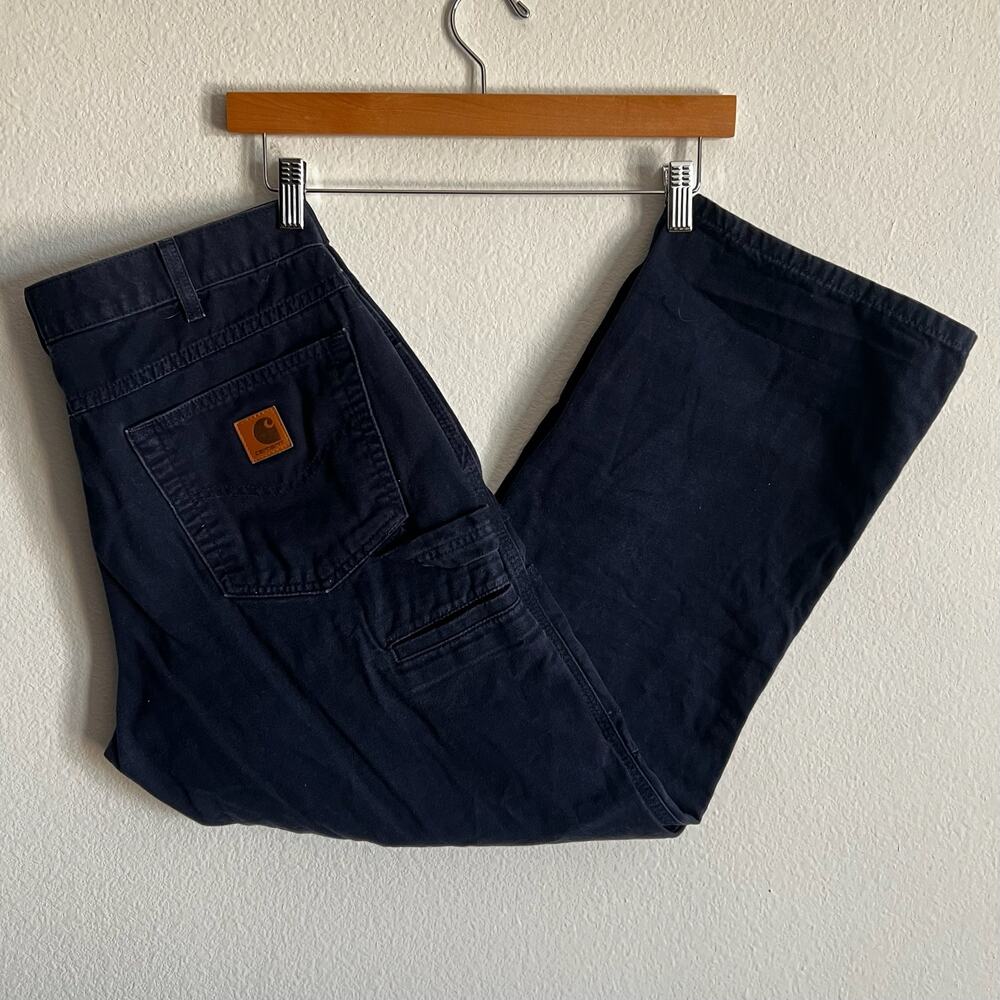 Carhartt B159 NVY blue work wear carpenter pants